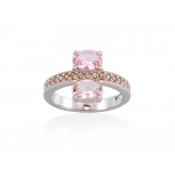 Anillo Mirrow Rosa en plata