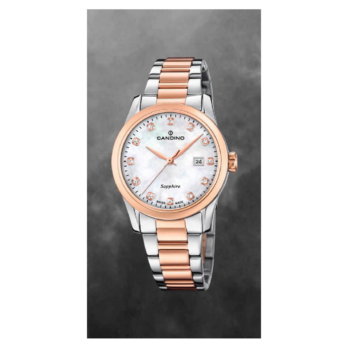 RELOJ CANDINO SWISS NACARADO/ROSADO