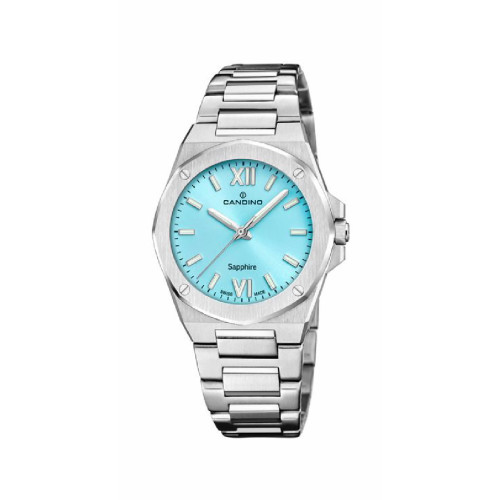 RELOJ CANDINO SWISS AZUL CLARO