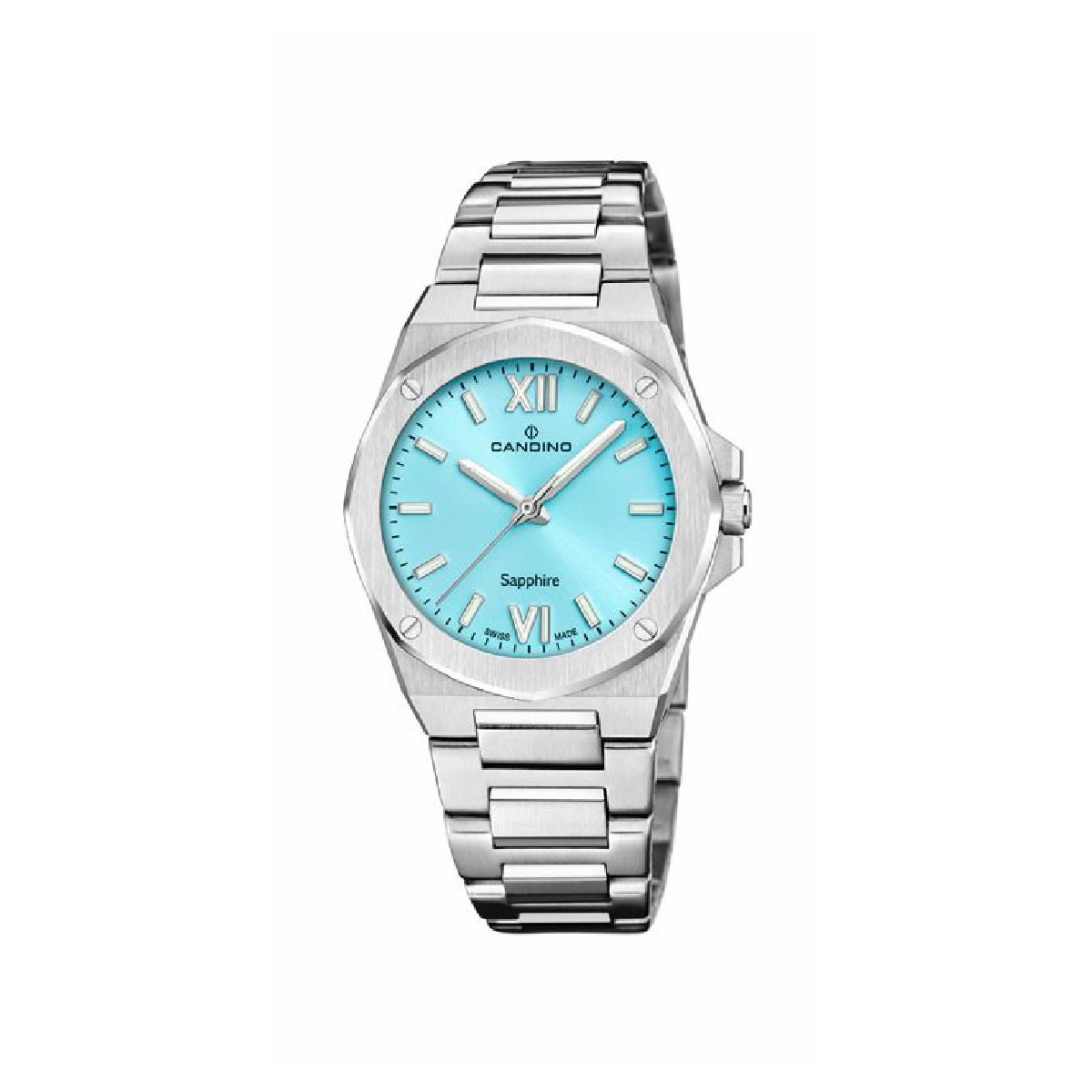 RELOJ CANDINO SWISS AZUL CLARO