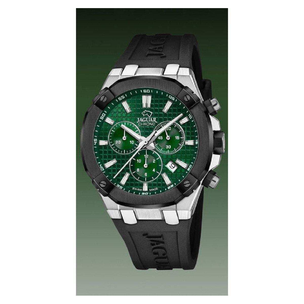 RELOJ JAGUAR SWISS VERDE/NEGRO